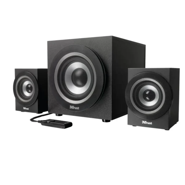 Trust SoundForce M-100 2.1 speaker set Black 2.1 channels