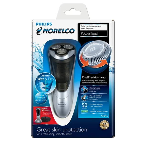 Philips Norelco PowerTouch wet and dry electric razor AT815/41