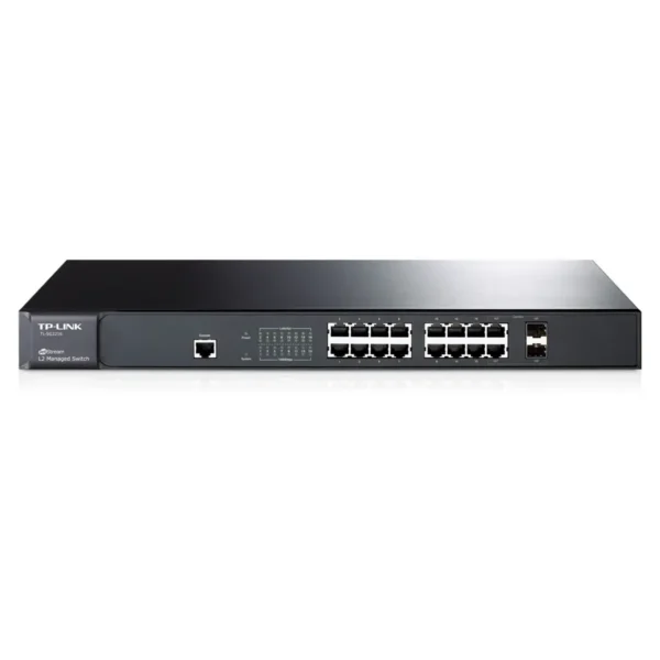 TP-Link JetStream 16-Port Gigabit L2 Managed Network Switch with 2 Combo SFP Slots