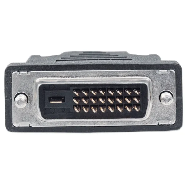Manhattan Digital DVI-D Dual Link Video Cable, 3m, Male to Male, Fully Shielded, Compatible with DVD-D, Black, Lifetime Warranty