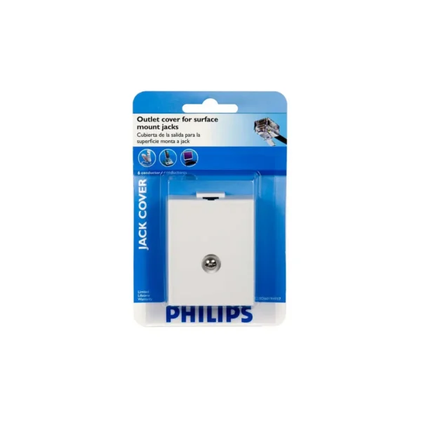 Philips SDJ6019W Surface mount White Wall jack