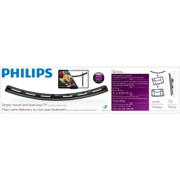 Philips SQM6435/27 TV mount/stand 106.7 cm (42″) Black
