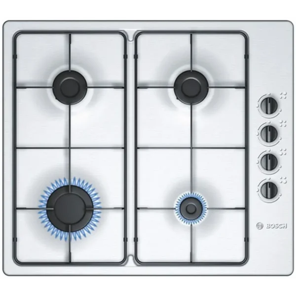 Bosch PBP615B81E hob Stainless steel Built-in Gas 4 zone(s)