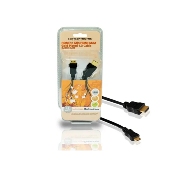 Conceptronic HDMI 1.3 to MiniHDMI Gold Plated Audio/Video Cable