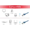 Equip Cat.6 S/FTP Patch Cable, 20m, Blue