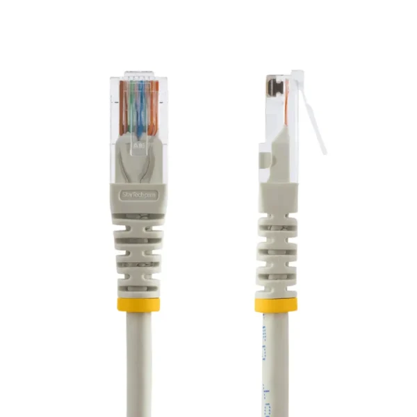 StarTech.com Cat5e Patch Cable with Molded RJ45 Connectors – 35 ft. – Gray