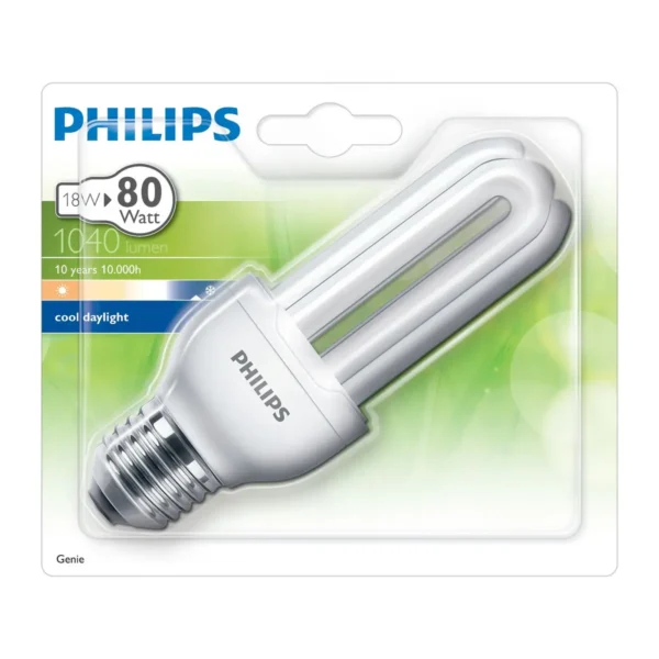 Philips Genie 8727900827552 energy-saving lamp 18 W Warm white E27