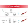 Equip Cat.6 S/FTP Patch Cable, 0.5m, Red