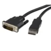 StarTech.com 10ft (3m) DisplayPort to DVI Cable – DisplayPort to DVI Adapter Cable 1080p Video – DisplayPort to DVI-D Cable Single Link – DP to DVI Monitor Cable – DP 1.2 to DVI Converter