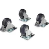 StarTech.com Caster Kit for Open Frame Rack – 4POSTRACK