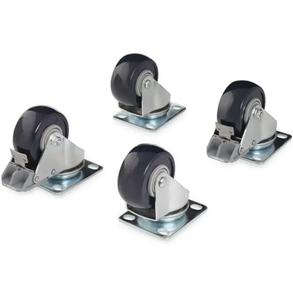 StarTech.com Caster Kit for Open Frame Rack – 4POSTRACK