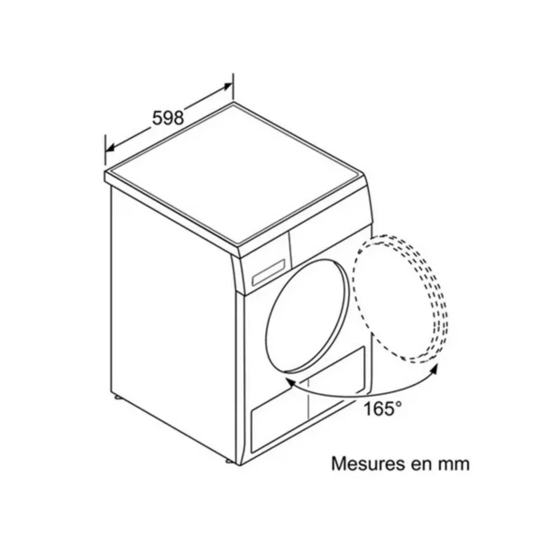 Bosch WTE84304FG tumble dryer Freestanding Front-load 7 kg White