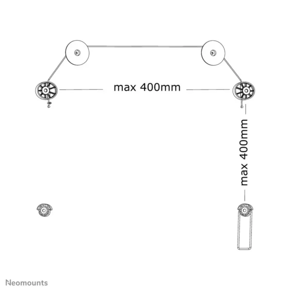 Neomounts PLASMA-W800 TV mount wall 32-55″ – fixed