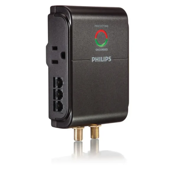 Philips SPP5035A/17 surge protector Black 3 AC outlet(s)