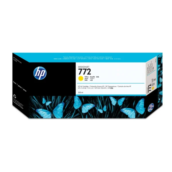 HP 772 300-ml Yellow DesignJet Ink Cartridge
