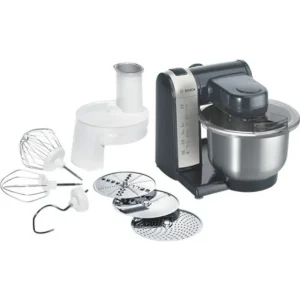 Bosch MUM48A1 food processor 600 W 3.9 L Anthracite, Silver
