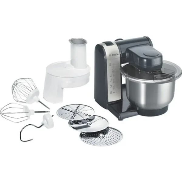 Bosch MUM48A1 food processor 600 W 3.9 L Anthracite, Silver