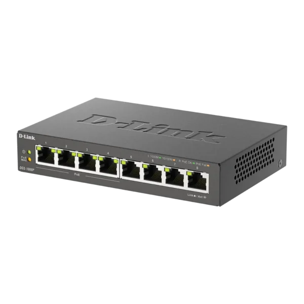 D-Link 8-Port Gigabit PoE Unmanaged Desktop Switch