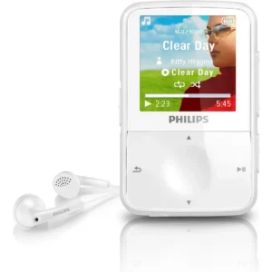 Philips GoGear SA1VBE02W/97 MP3/MP4 player 2 GB Silver, White