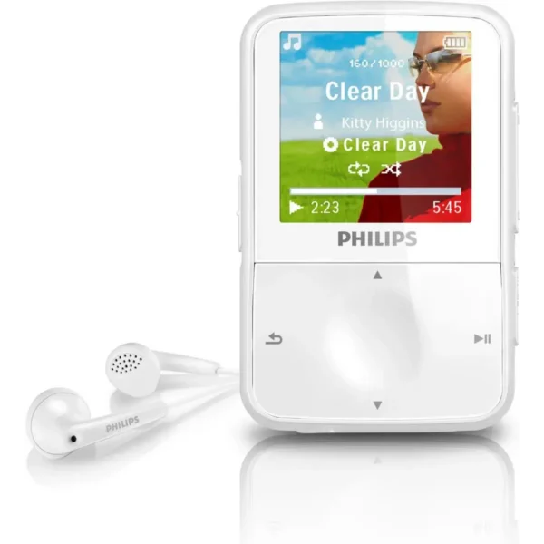 Philips GoGear SA1VBE02W/97 MP3/MP4 player 2 GB Silver, White
