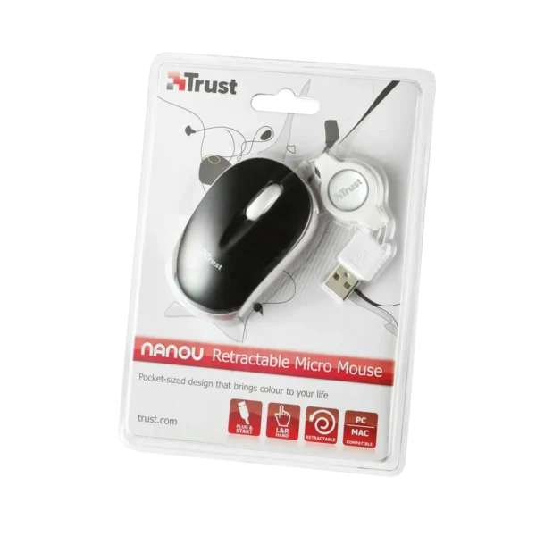 Trust Nanou Micro mouse USB Type-A Optical