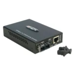 Lindy SC Gigabit Ethernet Fibre Optic Converter, 1000Base-T to 1000Base-SX, Multi-mode