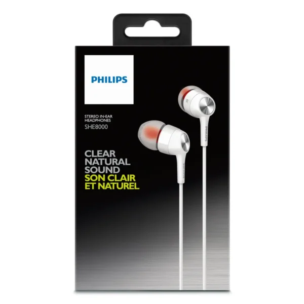 Philips SHE8000WT/28 headphones/headset Wired In-ear White