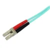 StarTech.com 10m (30ft) LC/UPC to SC/UPC OM3 Multimode Fiber Optic Cable, Full Duplex 50/125µm Zipcord Fiber Cable, 100G, Low Insertion Loss, LSZH Fiber Jumper Cord
