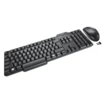 Trust Wireless Deskset keyboard Mouse included RF Wireless QWERTY Black