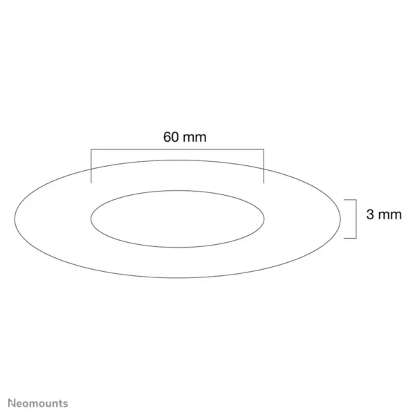 Neomounts FPMA-CRS6 Ceiling cover – diam. 60 mm