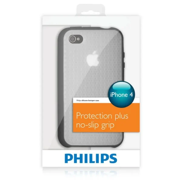 Philips DLM4347/17 MP3/MP4 player case Border Black, Transparent Silicone