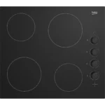 Beko HIC64102 60cm Ceramic Hob with Side Knob Controls