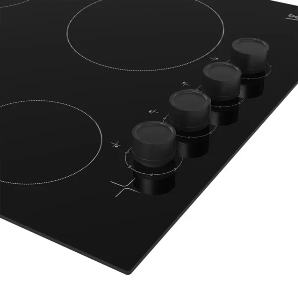 Beko HIC64102 60cm Ceramic Hob with Side Knob Controls