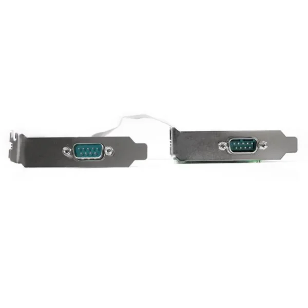StarTech.com 2-Port Low Profile Native RS232 PCI Express Serial Adapter Card, 16550 UART, PCIe to Dual Serial DB9, Windows & Linux, TAA – Replaced by PEX2S953LP