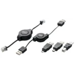 Trust USB and Network Connection Kit KVM cable Black 1.25 m
