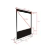 Multibrackets M 16:9 Portable Projection Screen 172×97, 77″