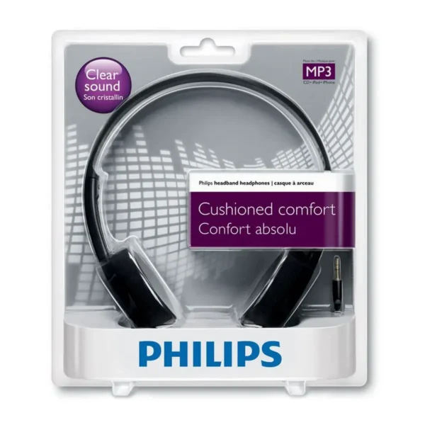 Philips SHL1000/28 headphones/headset Wired Head-band Music Black