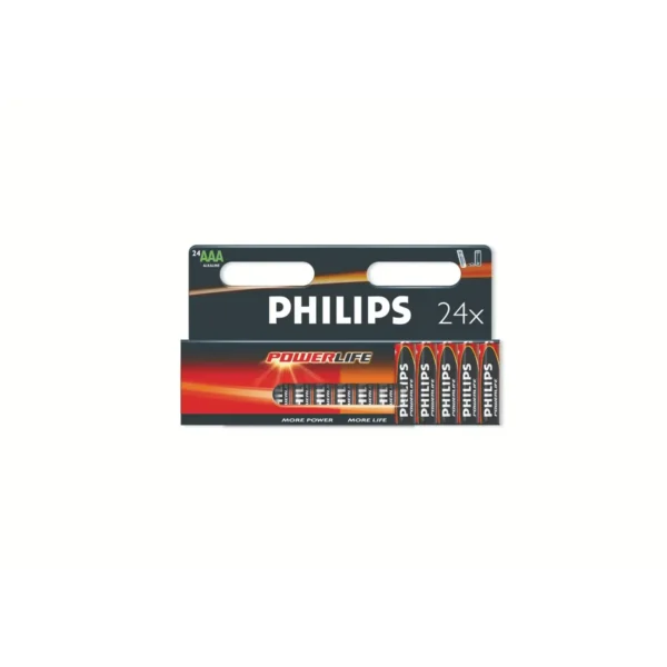 Philips PowerLife LR03PC24C AAA Alkaline Battery