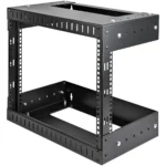 StarTech.com 8U 19″ Wall Mount Network Rack – Adjustable Depth 12-20″ 2 Post Open Frame Server Room Rack for AV/Data/ IT Communication/Computer Equipment/Switch w/Cage Nuts & Screws