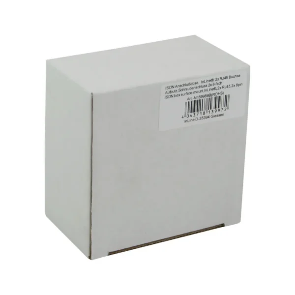 InLine ISDN Wall Plate 2x RJ45 female 2x 8 Port