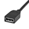 StarTech.com 6ft (2m) DisplayPort Extension Cable – 4K x 2K Video – DisplayPort Male to Female Extension Cable – DP 1.2 Extender Cable / Cord – DP to DP Cable with Latching DP Connector