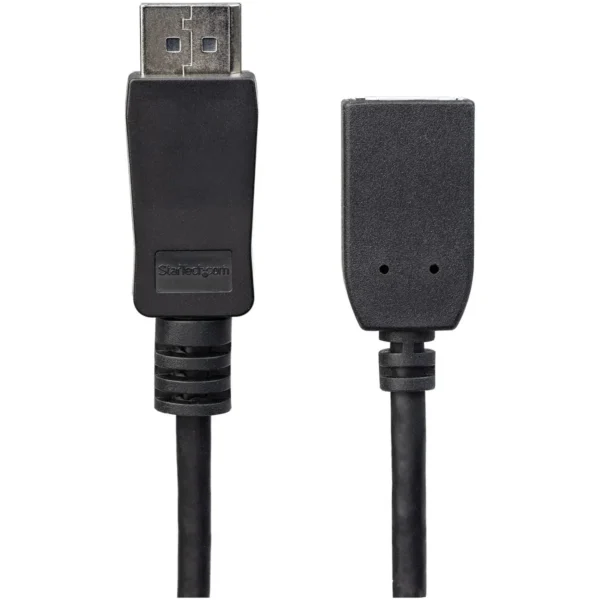 StarTech.com 6ft (2m) DisplayPort Extension Cable – 4K x 2K Video – DisplayPort Male to Female Extension Cable – DP 1.2 Extender Cable / Cord – DP to DP Cable with Latching DP Connector