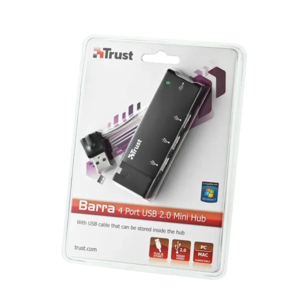 Trust Barra 480 Mbit/s Black