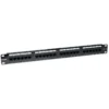 Intellinet Patch Panel, Cat6, UTP, 24-Port, 1U, Black
