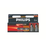 Philips PowerLife LR20PB6C D Alkaline Battery