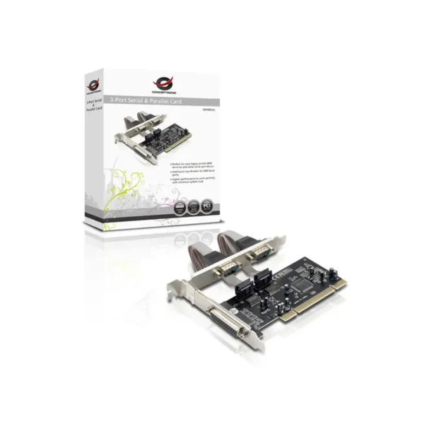 Conceptronic PCI Card 1-Port Parallel & 2-Port Serial