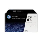 HP 05A 2-pack Black Original LaserJet Toner Cartridges