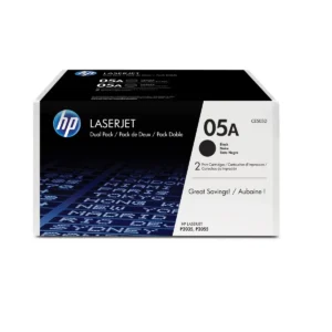 HP 05A 2-pack Black Original LaserJet Toner Cartridges