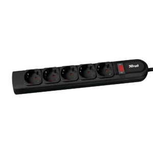 Trust Surge Guard PW-3100 power adapter/inverter Black