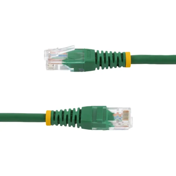 StarTech.com Cat5e Patch Cable with Molded RJ45 Connectors – 10 ft. – Green